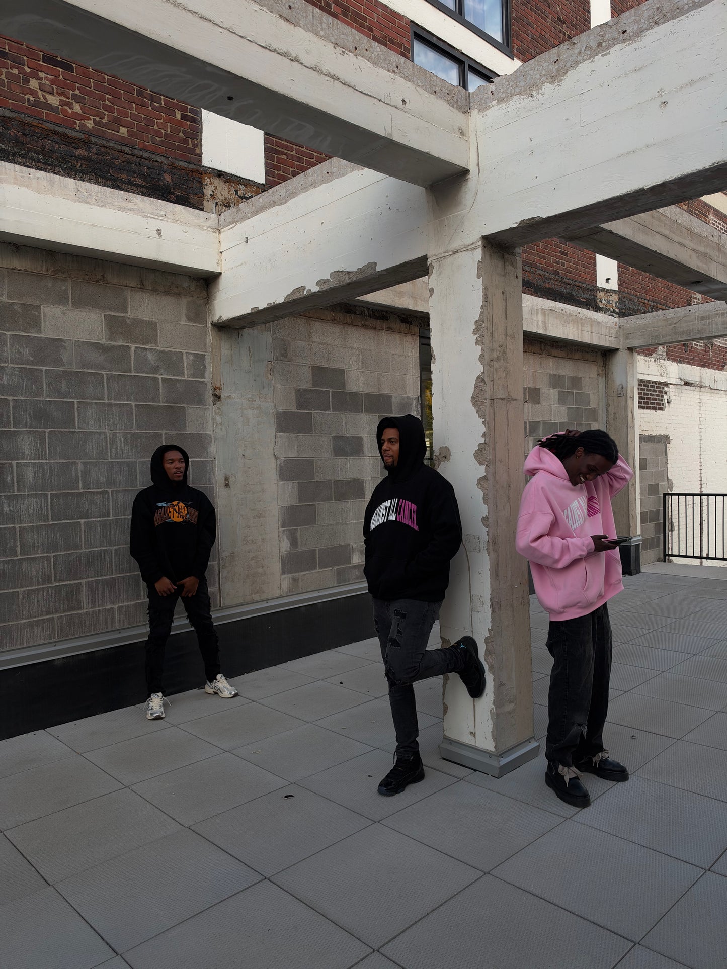 Pink "Against All Cancer" Hoodie