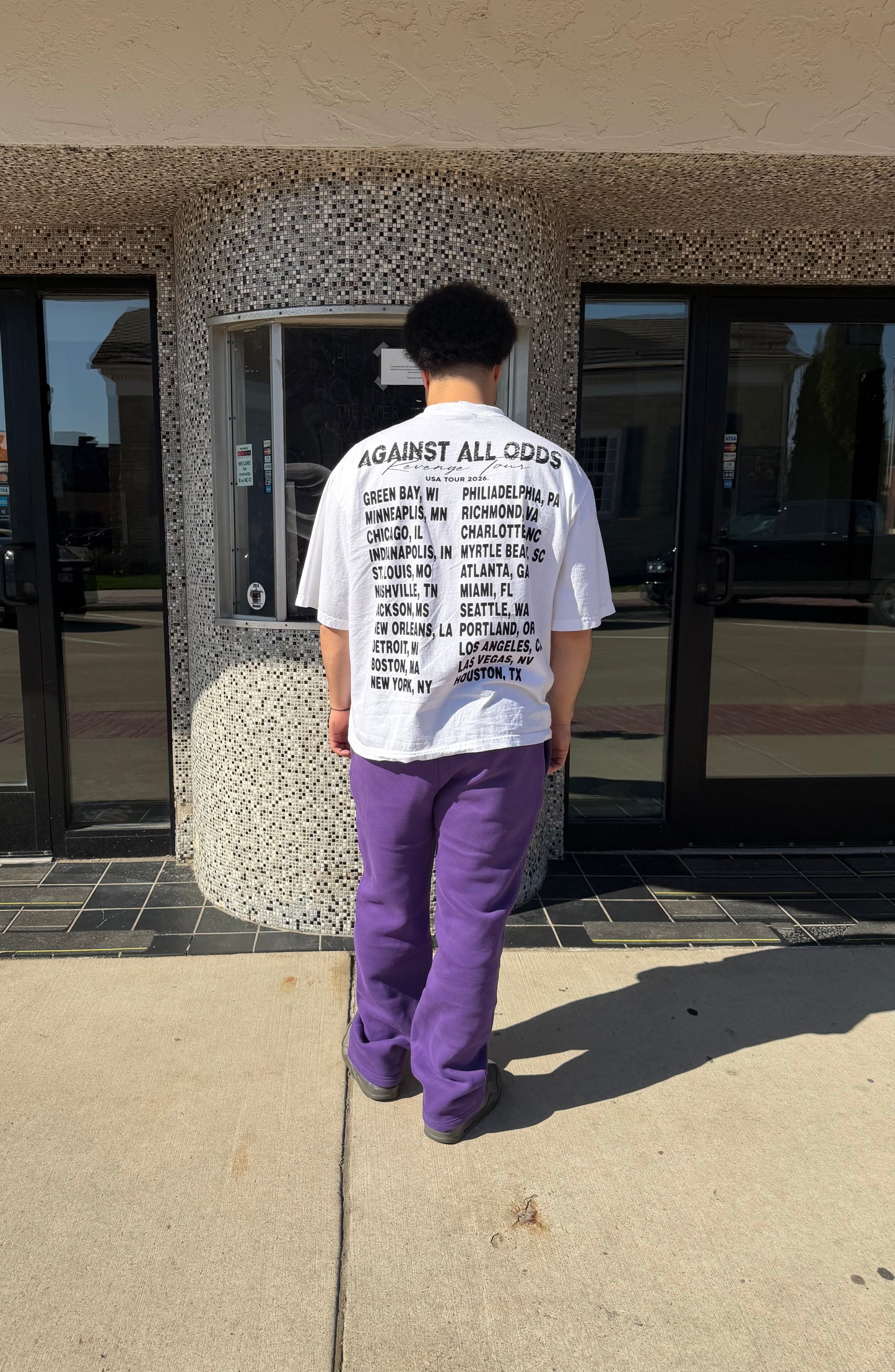 White Revenge Tour Tee