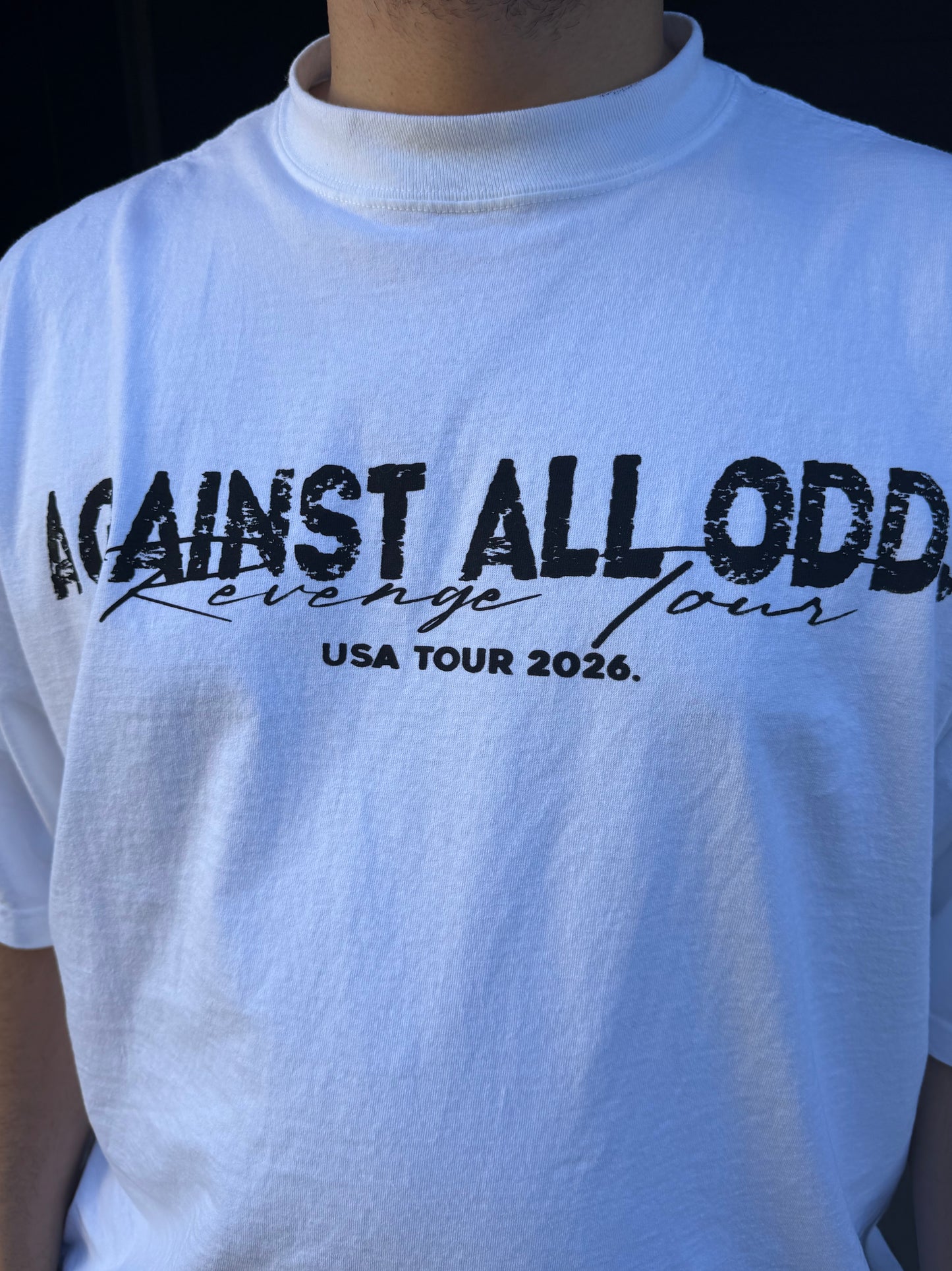 White Revenge Tour Tee
