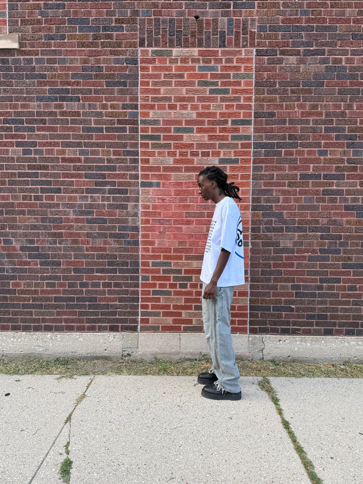 White Word Search Tee