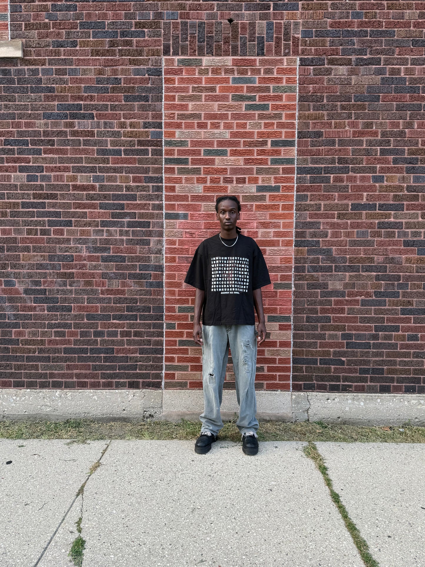 Black Word Search Tee