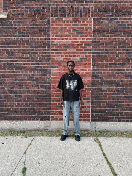 Black Word Search Tee