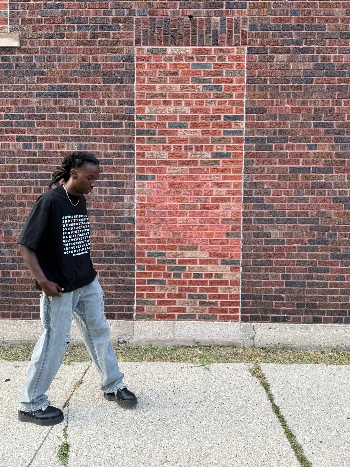 Black Word Search Tee