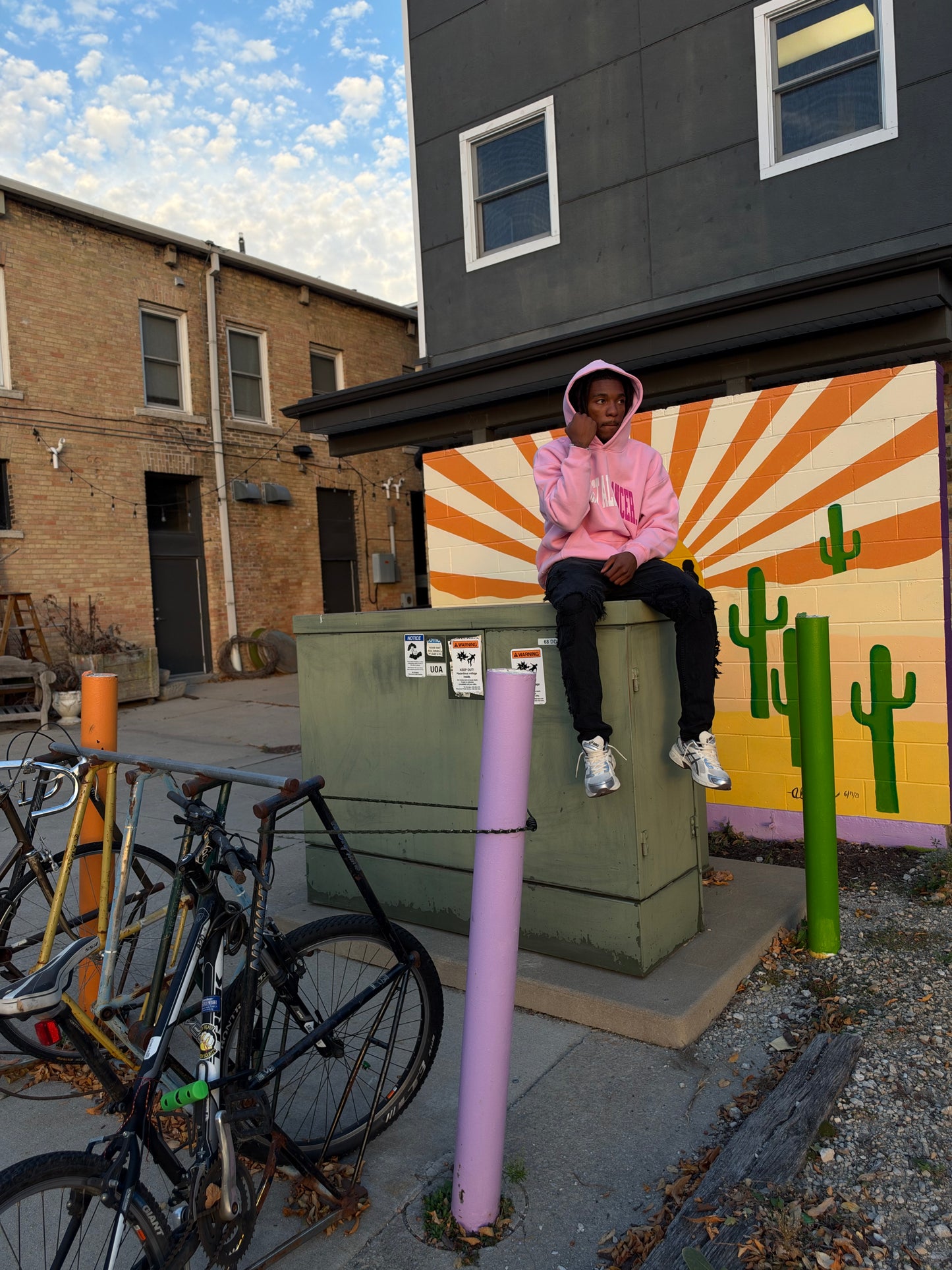 Pink "Against All Cancer" Hoodie